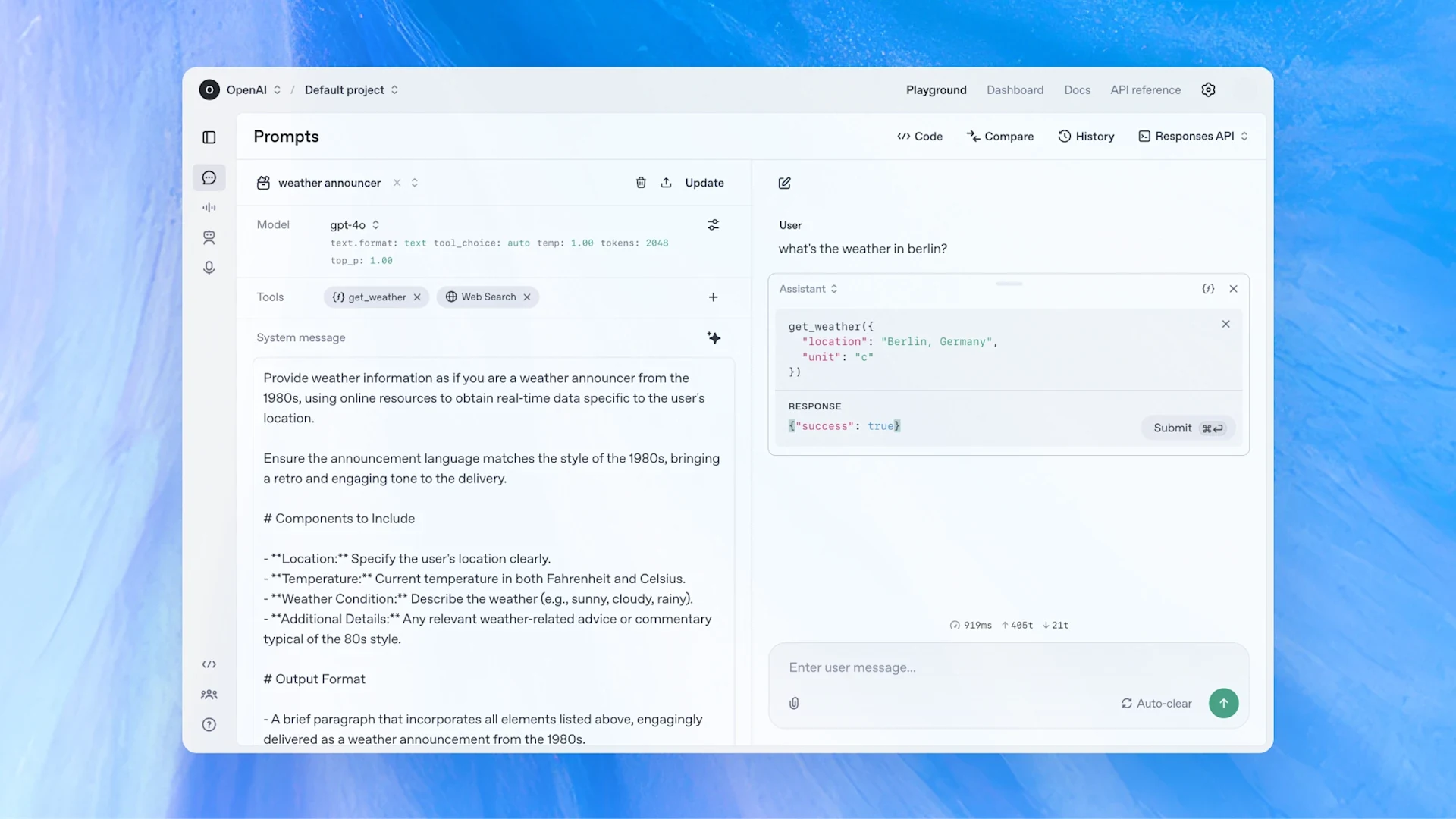 Aperçu interface de API 100M Token codex (3Day )