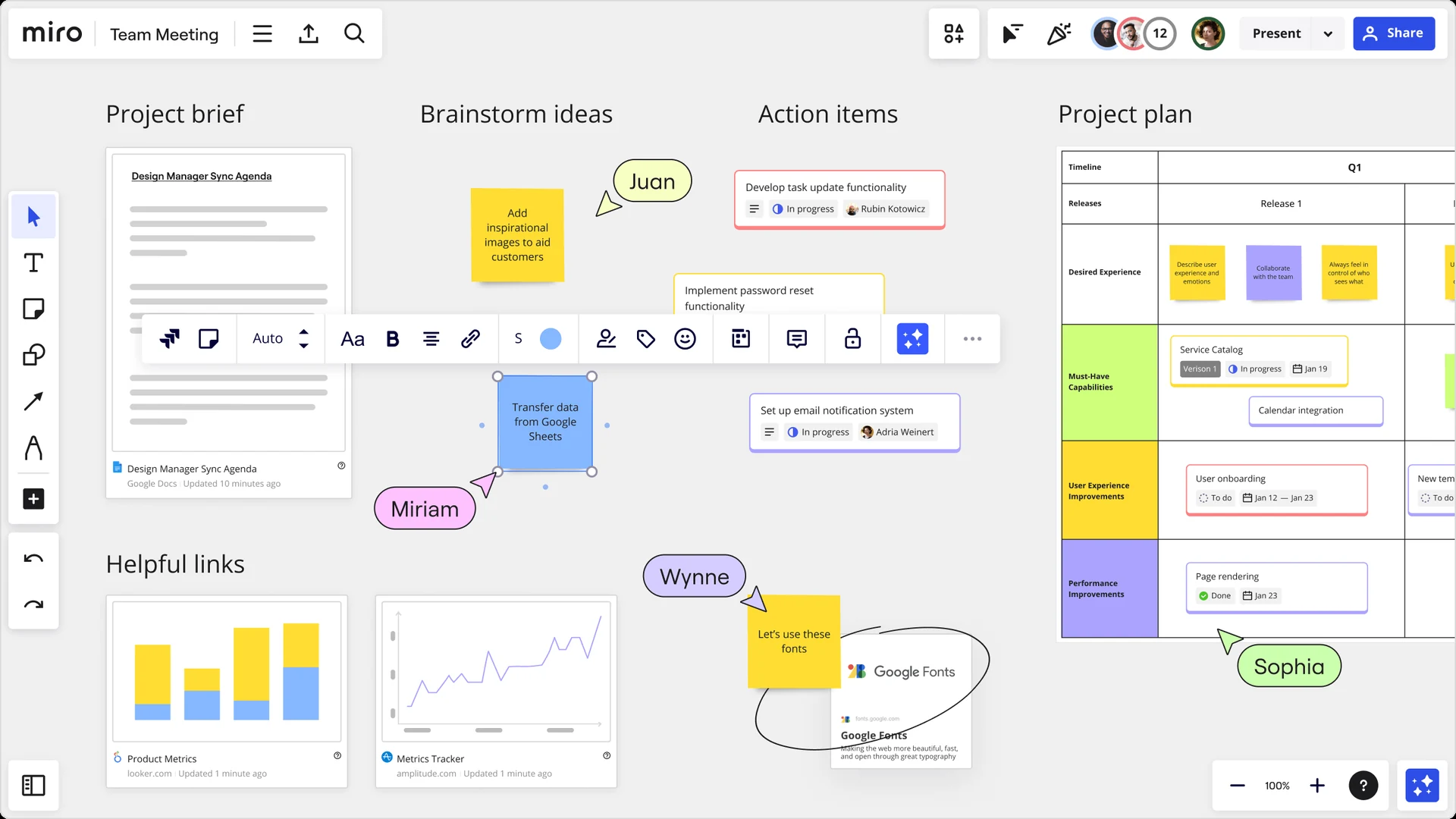 Aperçu interface de Miro Edu – Lifetime Activation Link