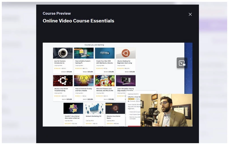 Aperçu interface de Udemy Personal Plan $25 1 Month – (5D warranty)